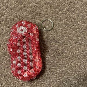 Kids Key Chain Wallet - Pink Shoe Design (3 for $20)